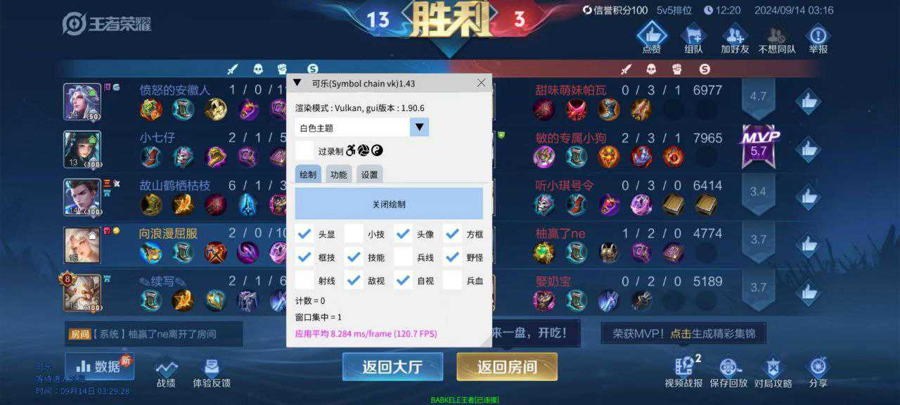 王者荣耀【迈凯轮】辅助